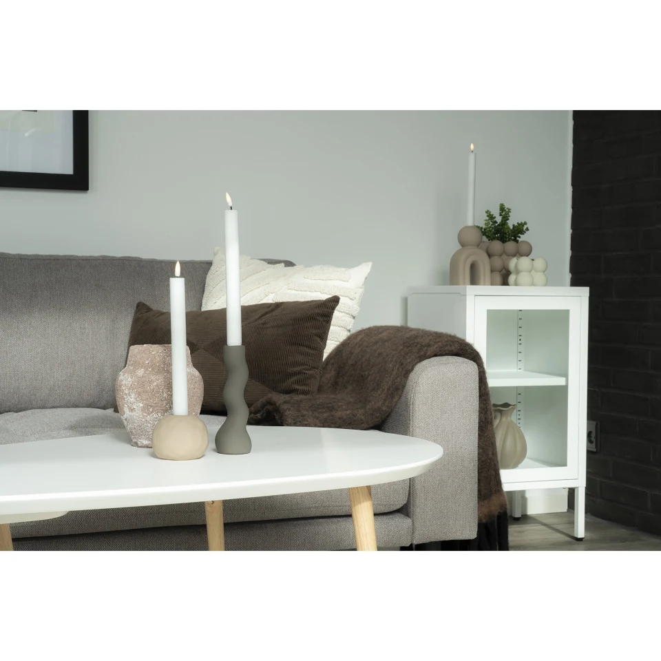 Dalby Cabinet - Cabinet, 1 staklo door, čelik, bijela 38x35x70 cm