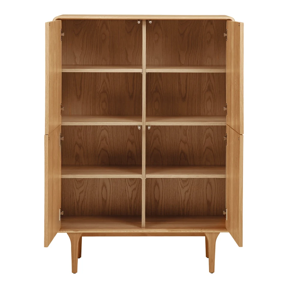 Darwin Cabinet - Cabinet, hrast, prirodna 100x40x140 cm