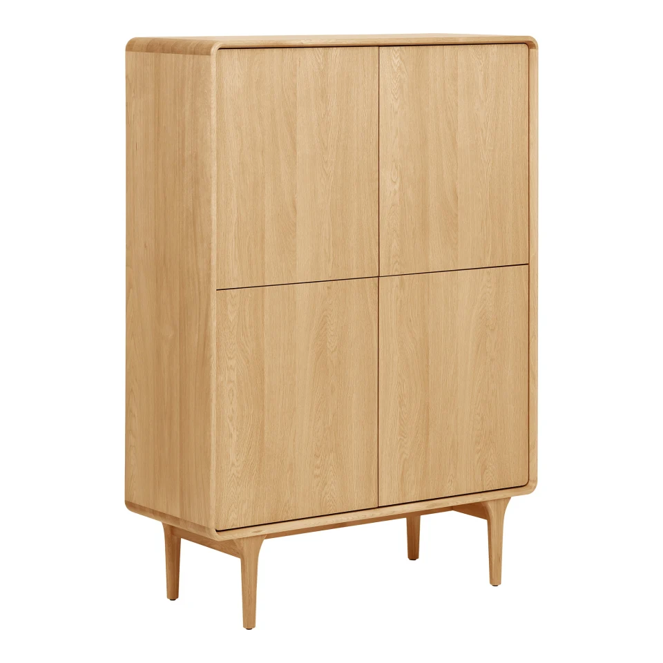 Darwin Cabinet - Cabinet, hrast, prirodna 100x40x140 cm