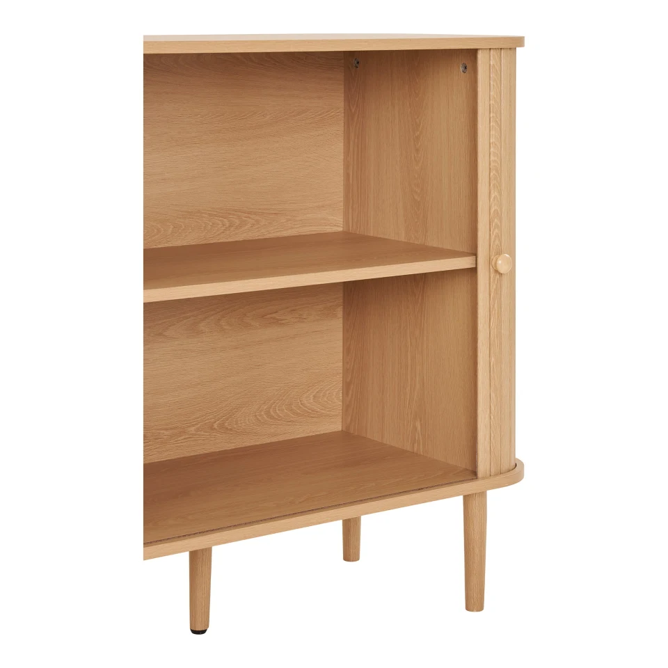 Nikko Side Board - Side board, 2 vrata, prirodna 140x40x79 cm
