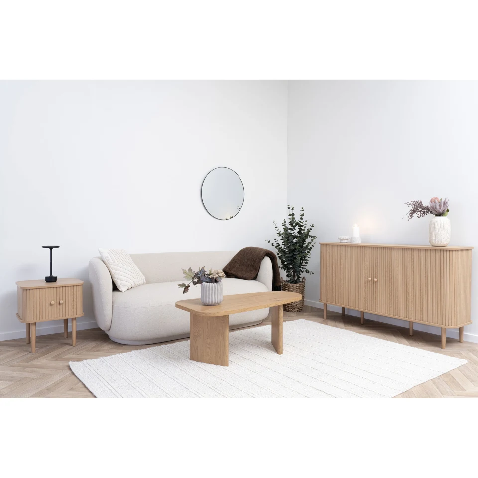 Nikko Side Board - Side board, 2 vrata, prirodna 140x40x79 cm
