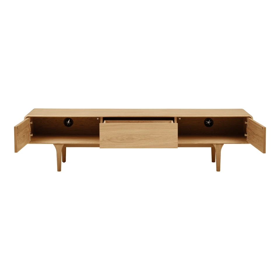 Darwin TV komoda - TV komoda, hrast, prirodna 180x45x45 cm