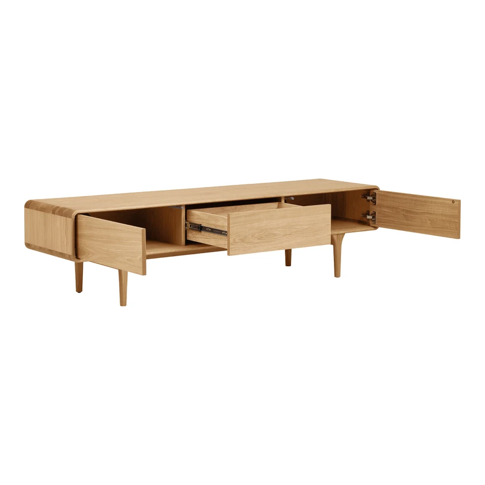 Darwin TV komoda - TV komoda, hrast, prirodna 180x45x45 cm