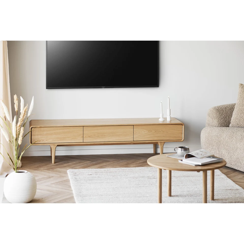 Darwin TV komoda - TV komoda, hrast, prirodna 180x45x45 cm