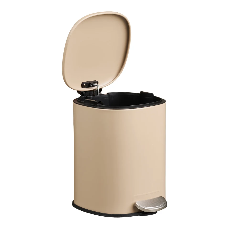 Lodi Pedal Bin - Pedal Bin s soft close, metal, bež, 3l