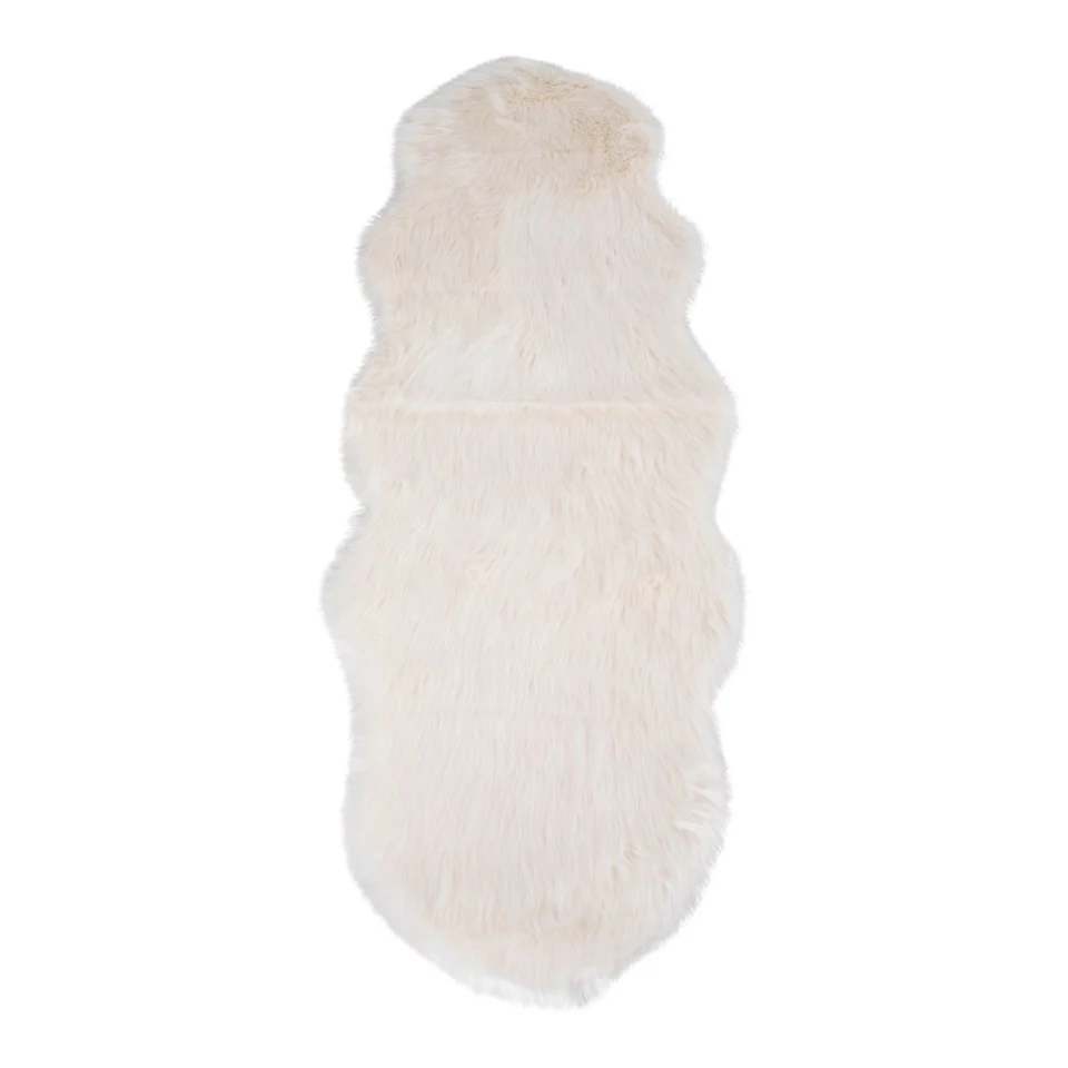 Lambskin Artificial - Lambskin Artificial, boja slonovače 60x180 cm