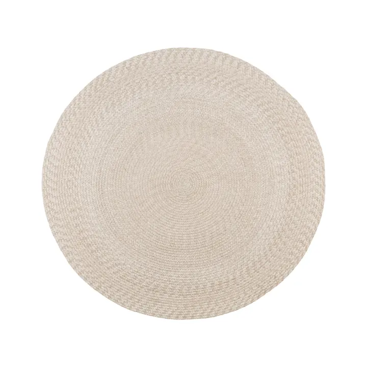 Menorca tepih - Tepih, 100% reciklirani plastika, pješčana ø120 cm