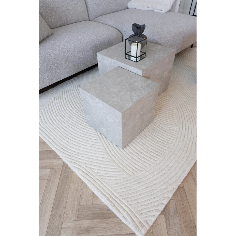 Pune Tepih - Tepih, hand tufted, boja slonovače 200x300 cm