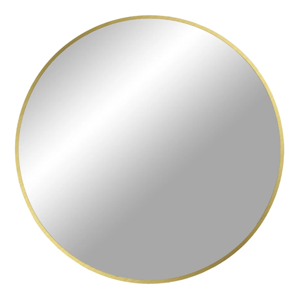 Madrid Ogledalo - Ogledalo, aluminij, izgled mesinga ø80 cm