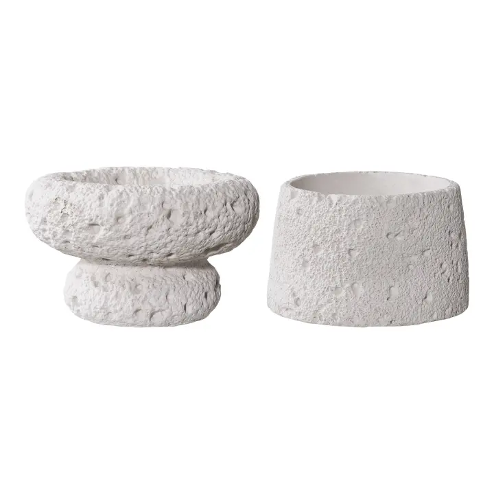 Svijećnjak - Svijećnjak, cement, siva set od 2
