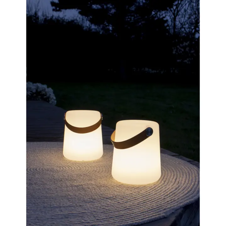 Bristol LED Lamp - Lamp s strap, punjiva, bijela