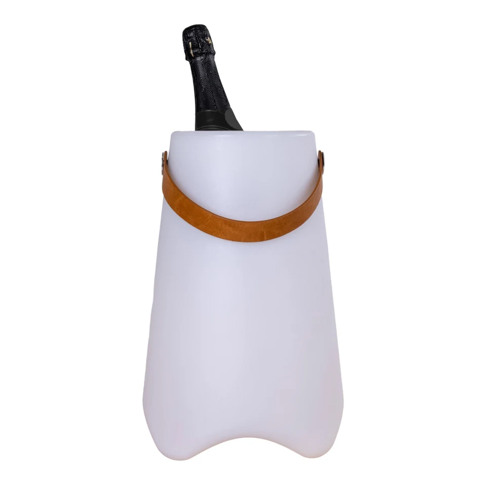 Bristol LED Wine cooler - Wine cooler s strap, punjiva, bijela