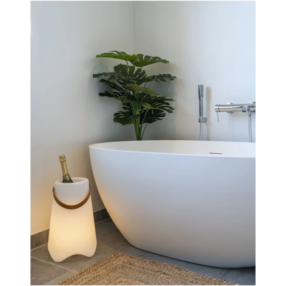 Bristol LED Wine cooler - Wine cooler s strap, punjiva, bijela