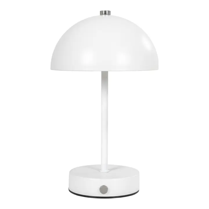 Holt Stolna lampa - Stolna lampa, punjiva, metal, bijela/čelik