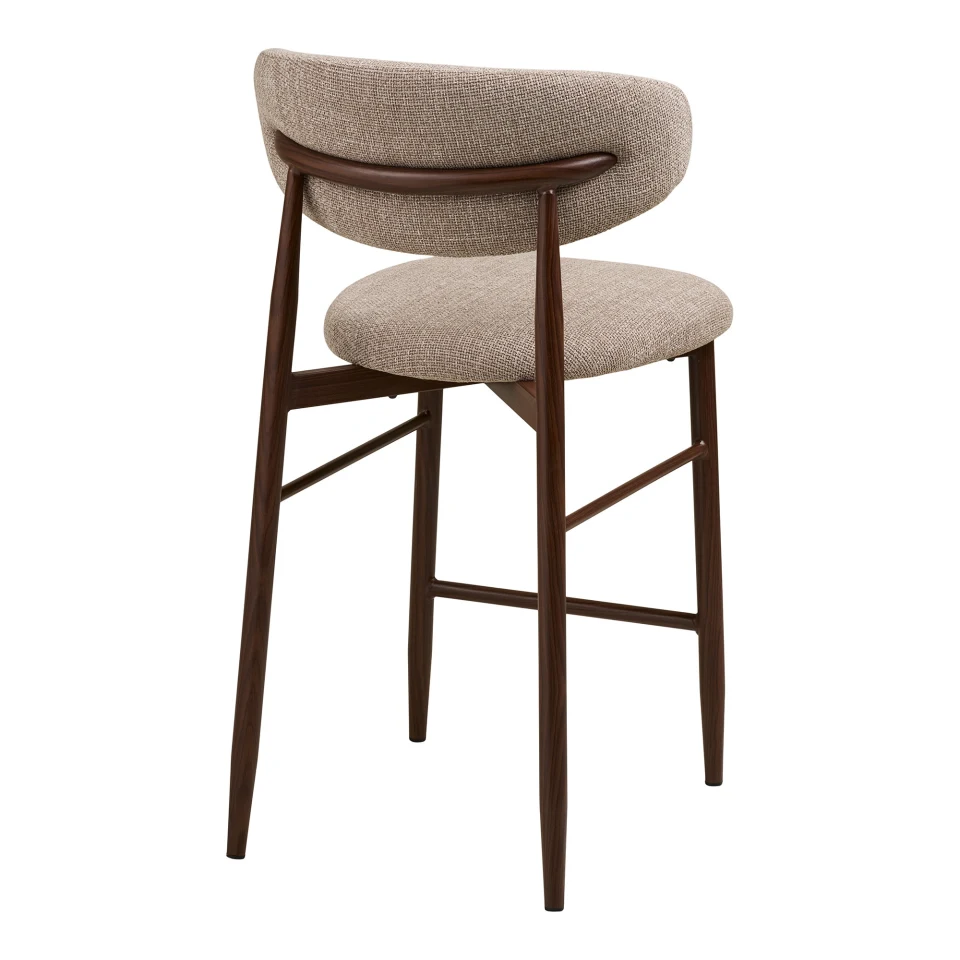 Levanto Polubarska stolica - Polubarska stolica, pješčana, woodlike legs, walnut HN1302