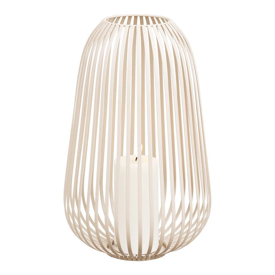 Stoense Lampion - Lampion, metal, bež ø24,5x40 cm