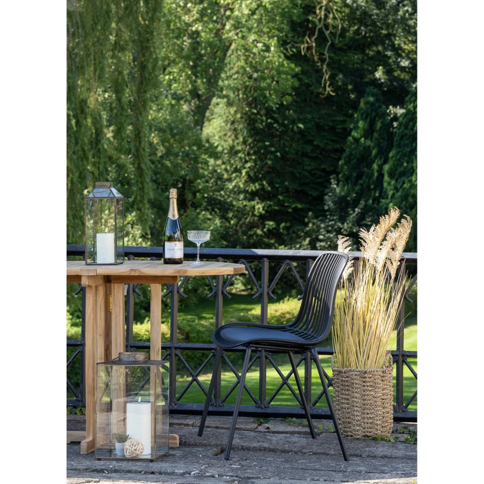 Branson Blagovaonska stolica - Blagovaonska stolica, polipropilen, stackable, crna