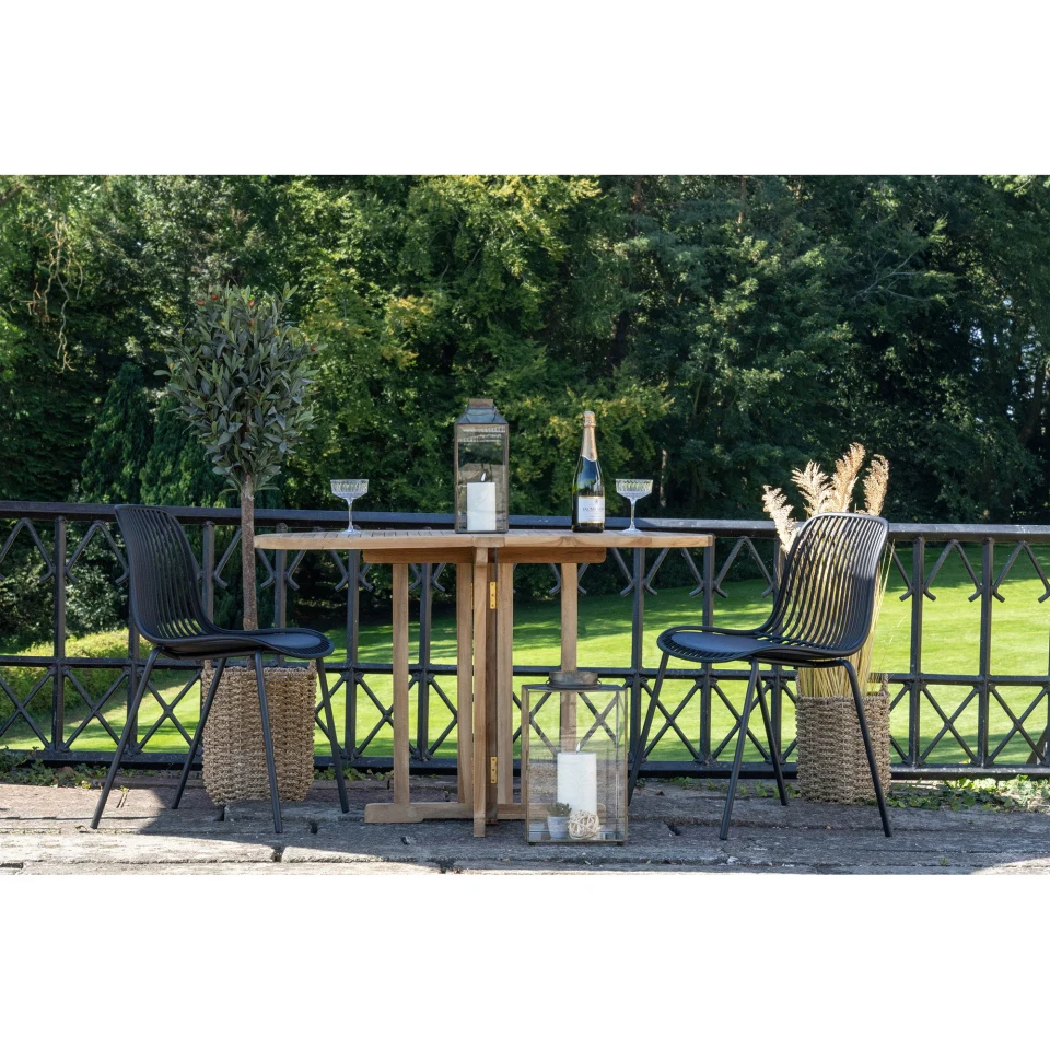 Branson Blagovaonska stolica - Blagovaonska stolica, polipropilen, stackable, crna