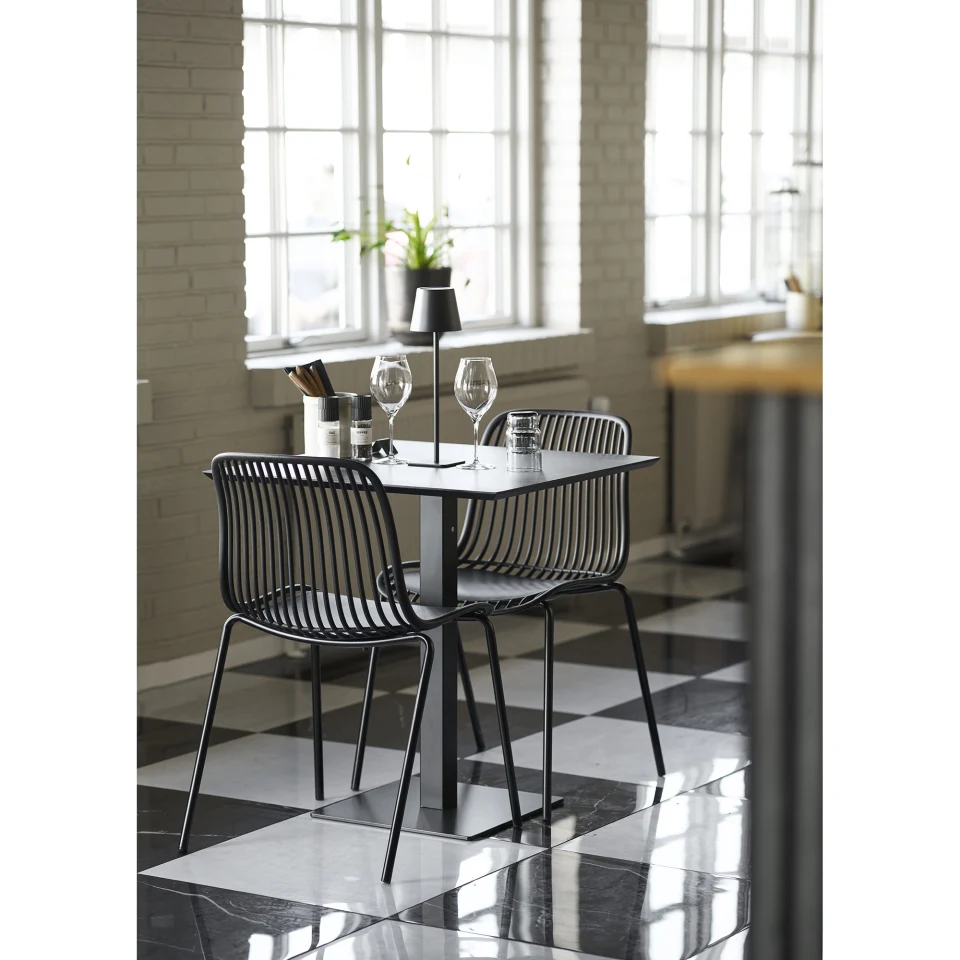 Branson Blagovaonska stolica - Blagovaonska stolica, polipropilen, stackable, crna