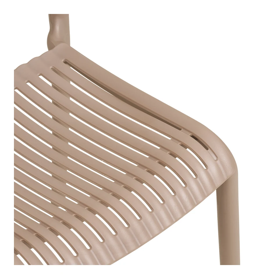 Manzano Blagovaonska stolica - Blagovaonska stolica, polipropilen, stackable, taupe