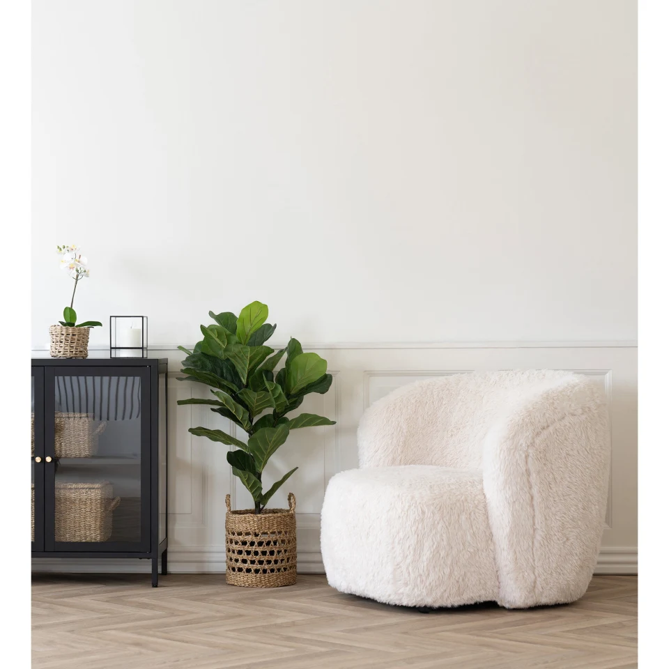 Setubal Ležaljka - Ležaljka, artificial fur, prljavo bijela HN1093