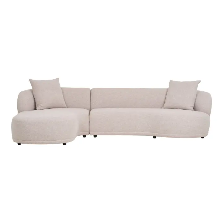 Kingston Lounge sofa - Lounge sofa s 2 jastuka, lijevi kut, prirodna HN1295