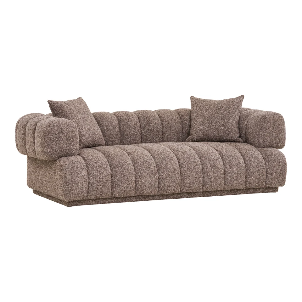 Aurora Sofa - Sofa s 2 jastuka, smeđa HN1296