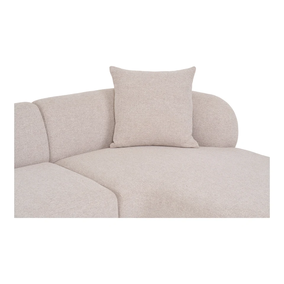 Kingston Lounge sofa - Lounge sofa s 2 jastuka, desni kut, prirodna HN1295