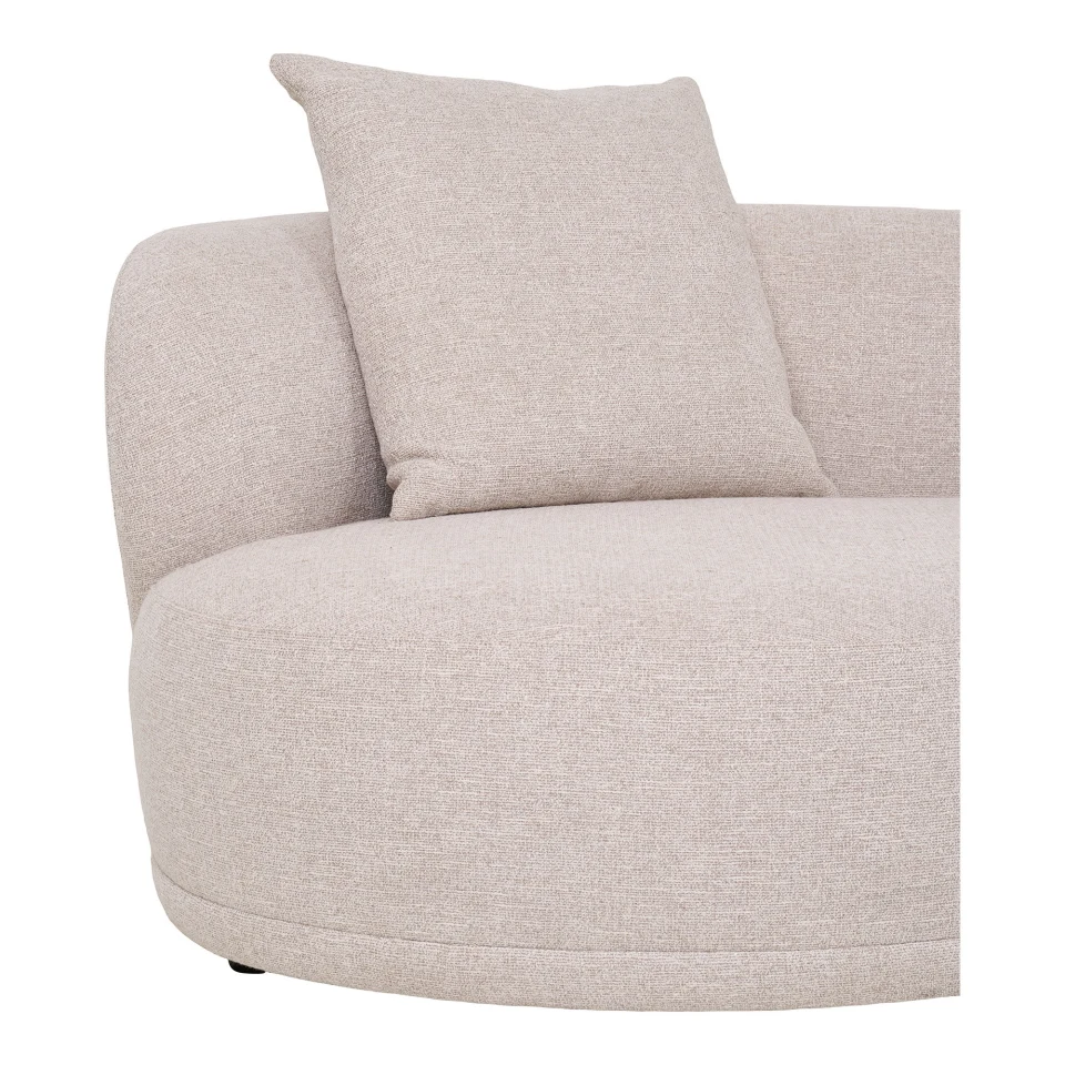 Kingston Lounge sofa - Lounge sofa s 2 jastuka, desni kut, prirodna HN1295