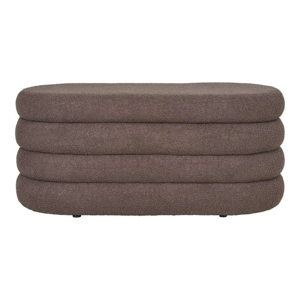 Dartford Klupa - Klupa sa spremištem, teddy, smeđa 103x45x44 cm, HN1238